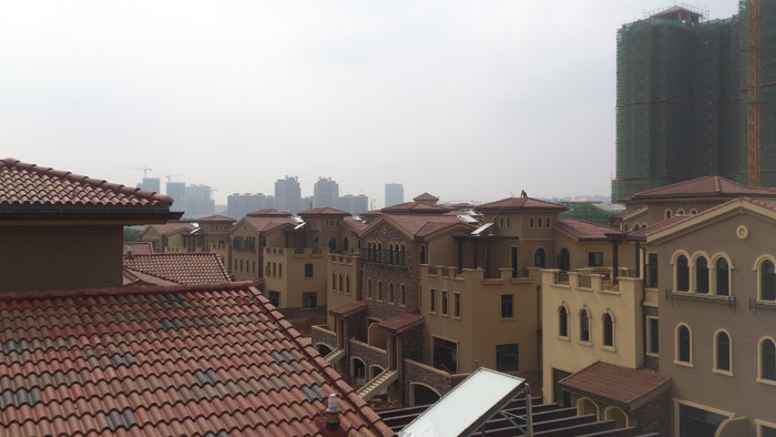 长沙市振业城一期太阳能热水器安装工程