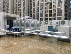职业病防治医院太阳能配套空气源热泵热水工程